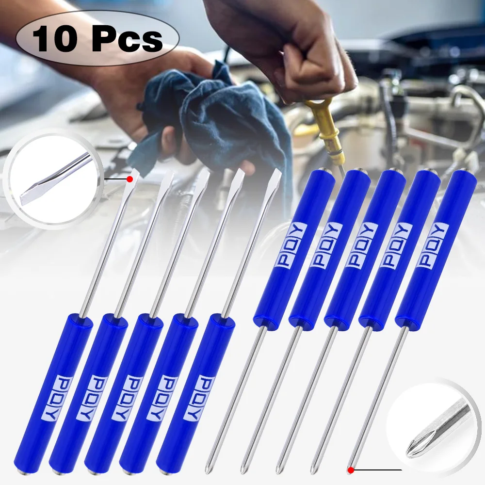 10pcs Multi-function Screwdrivers Insulated Security Repair Hand Tools Slotted Phillips Screwdrivers Maintenance Accessories