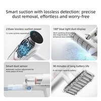 Mijia Wireless Vacuum 4 Household Handheld Large Suction Dust Display Anti Entanglement Mite Killing Long Endurance Cordless 5