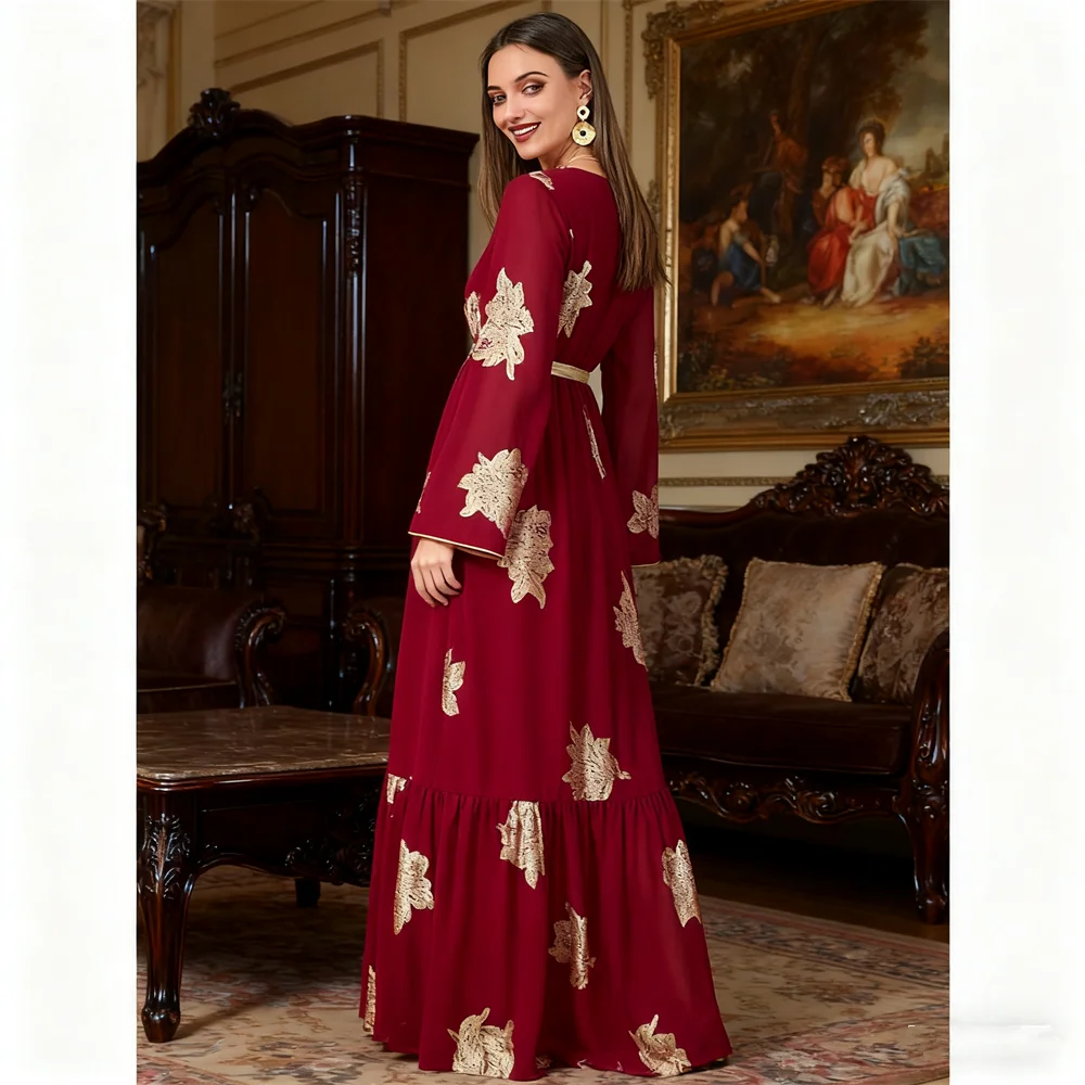 

Ид Джеллаба с цветочным принтом Джалабия женское мусульманское платье макси Дубай Абая Турция кафтан Kebaya кафтан марокканский женский халат Vestidos