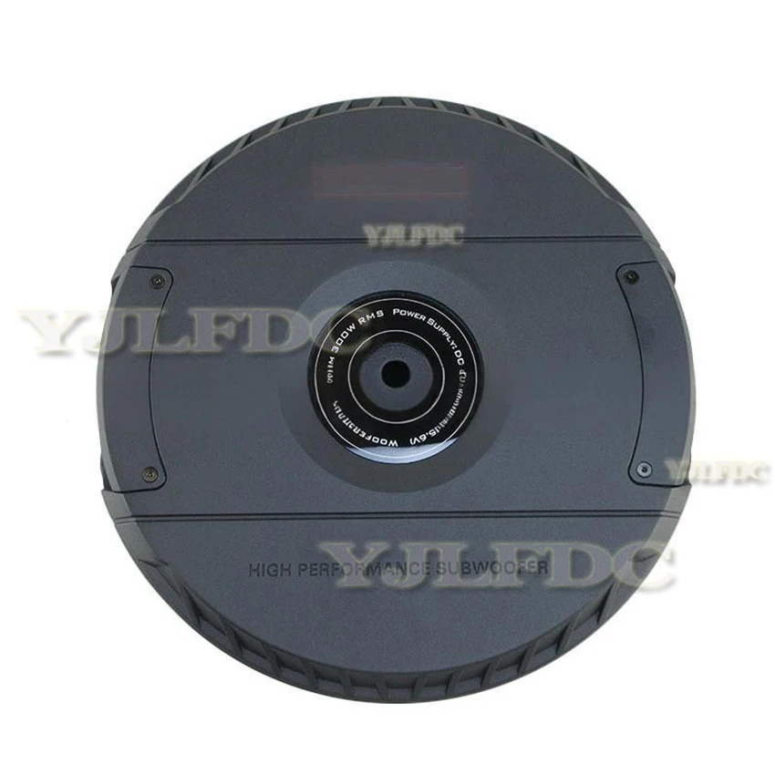 Accessories Modified Trunk Hidden Subwoofer RMS300w High Power Speaker DC12v Active Power Amplifier Car Audio System Woofer