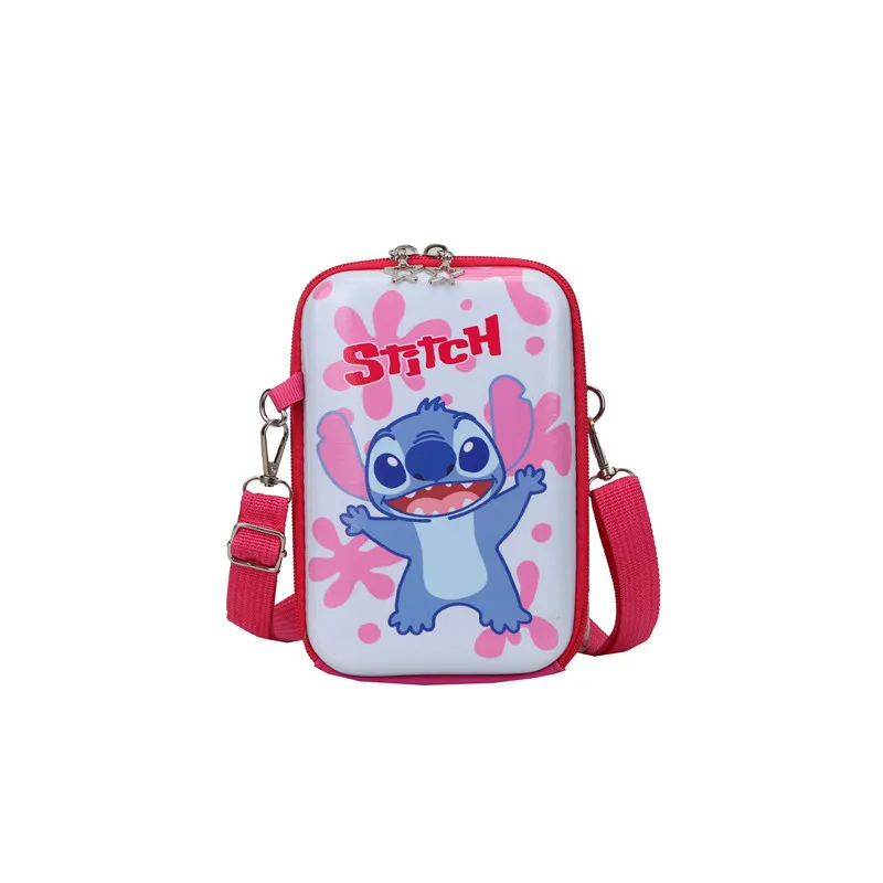 Disney Stitch Children\'s Anime Backpack Mickey Minnie Mouse Shoulder Bag Baby Boy Kindergarten Primary Coin Bag Girl Gifts