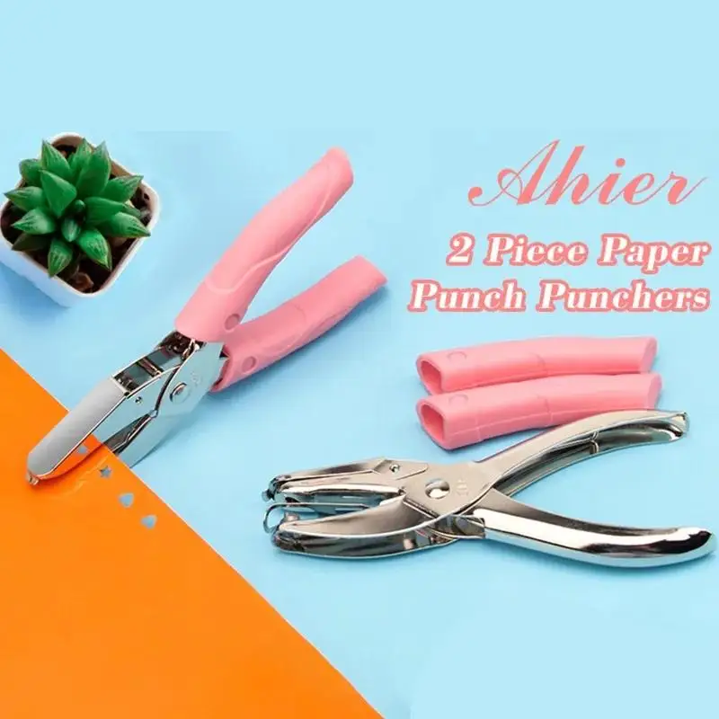 Beliebte Griff Loch Punsch Liebe Stern Metall Puncher DIY Handwerk Schneide maschine Schul büro