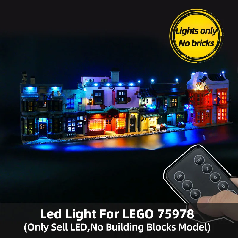 مجموعة إضاءة LED لبنات البناء متوافقة مع LEGO Death Star Wars Harry Potter Mercedes F1 Technic 75159 75978 42171 #5