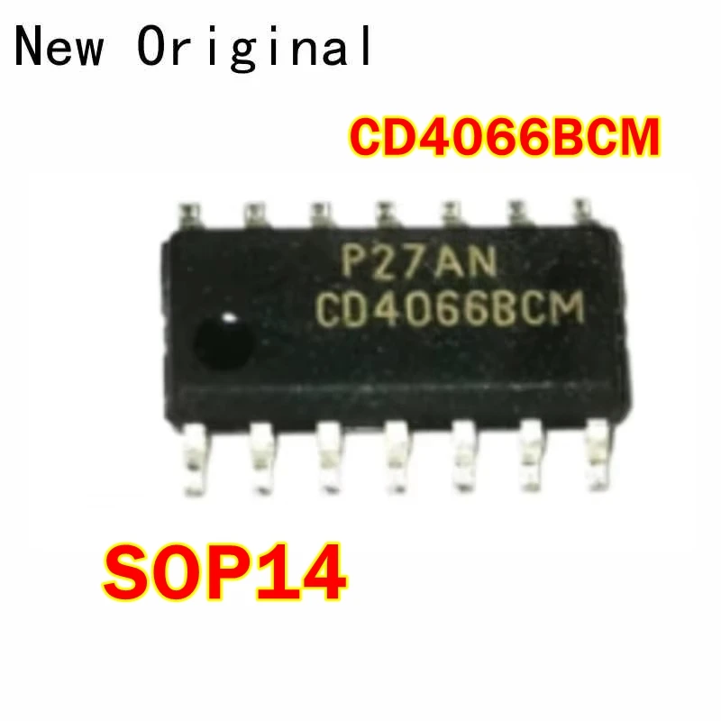 

CD4066BCM CD4066BCMX SOP-14 New and Original Quad Bilateral Switch