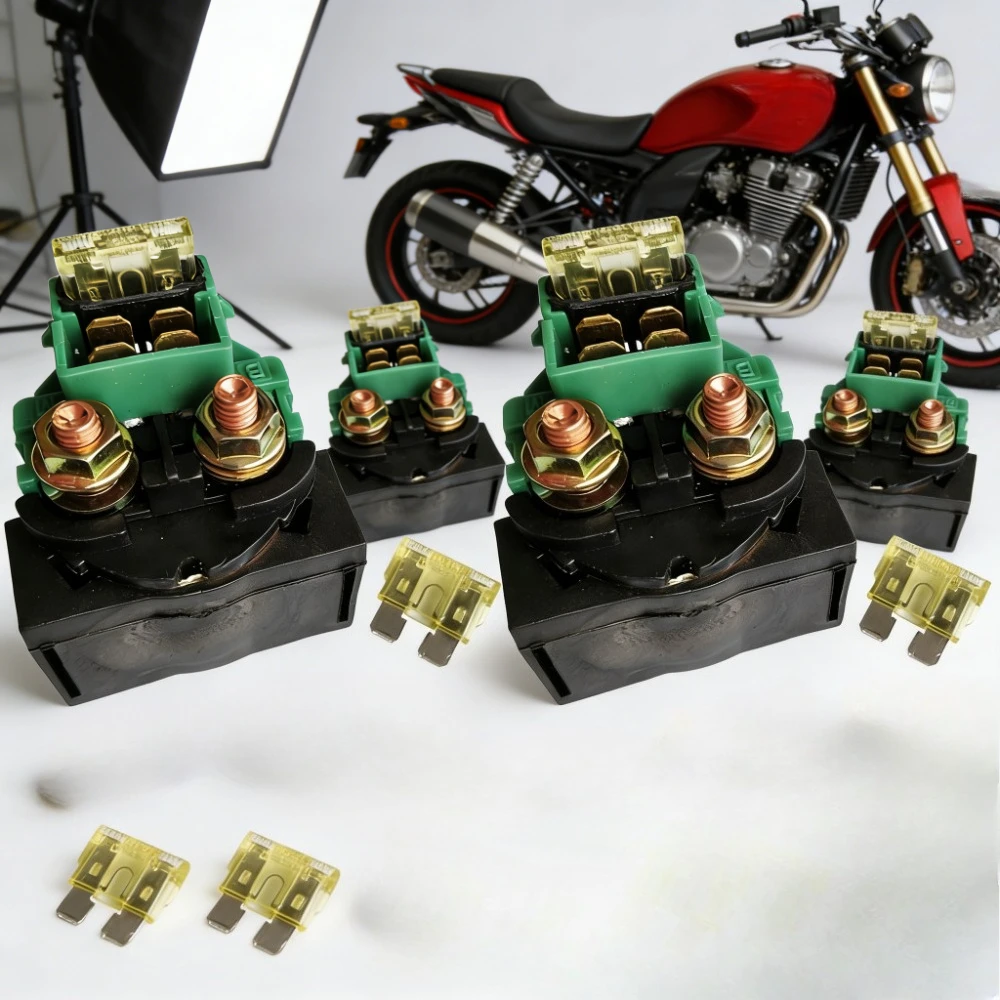 

1pc/4pc 12v Electrical Starter Solenoid Relay For KAWASAKI KSF400 KFX400 EN500 EX500 NINJA 500 500R ZX600 NINJA ZX600 NINJA ZX-6