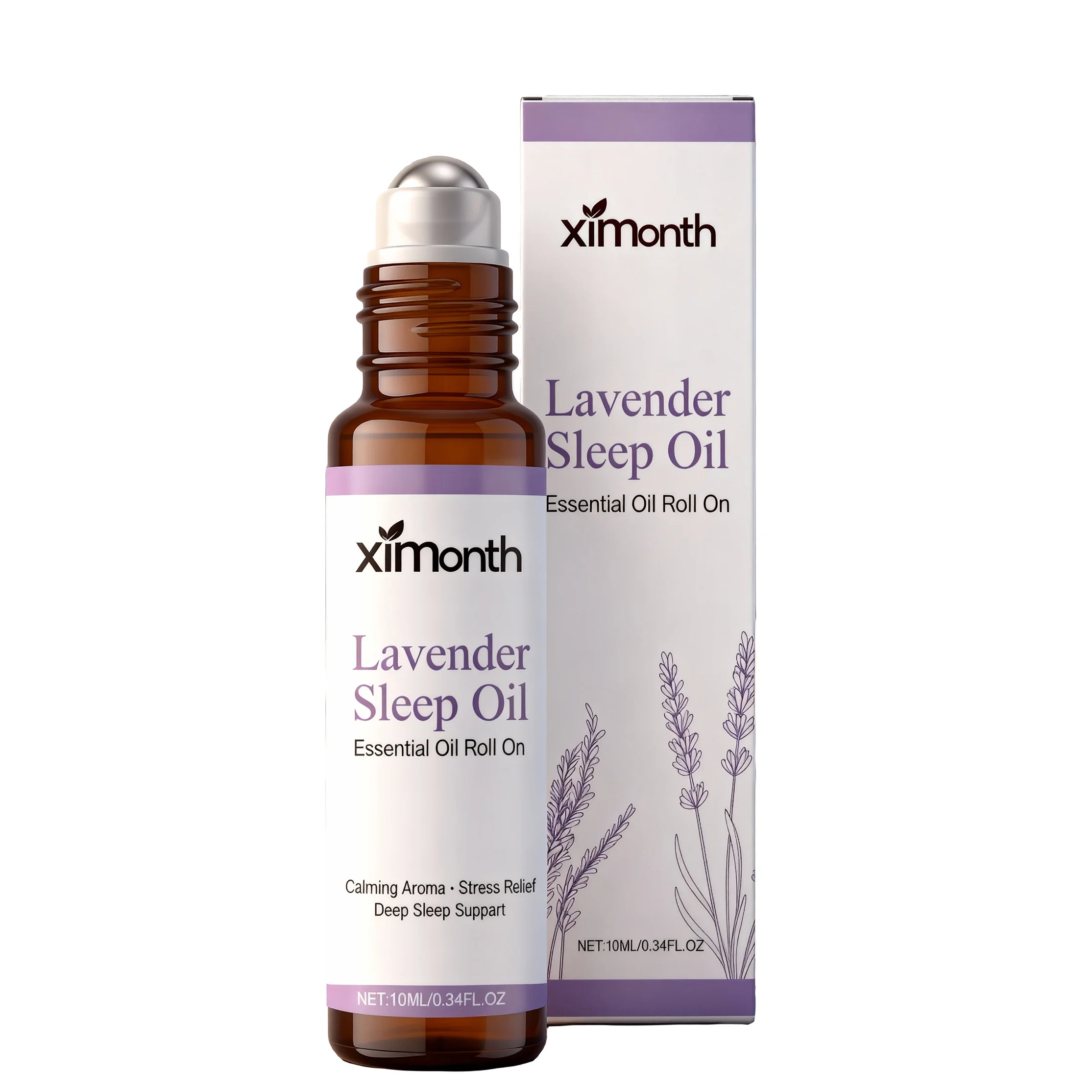 Lavender Sleep Essential Oil Insomnia Treatment Relieve Fatigue Stress Anxiety Improve Sleep Quality Relaxing Body Sleep Aid Oil