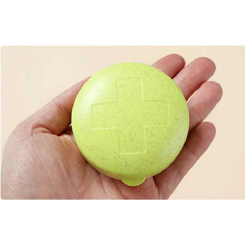 صندوق دواء صغير محمول للسفر أسبوعيًا منظم شخصي بخمسة شبكات حاوية حبوب منع الحمل حقيبة تخزين الأدوية المدمجة