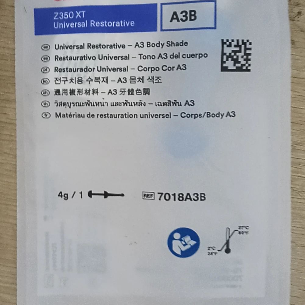 Dental Composite Resin Filtek Z250 Universal Restorative Z350XT Body Shade Z250XT Nano Hybrid Light Cure Bond Filling Materials
