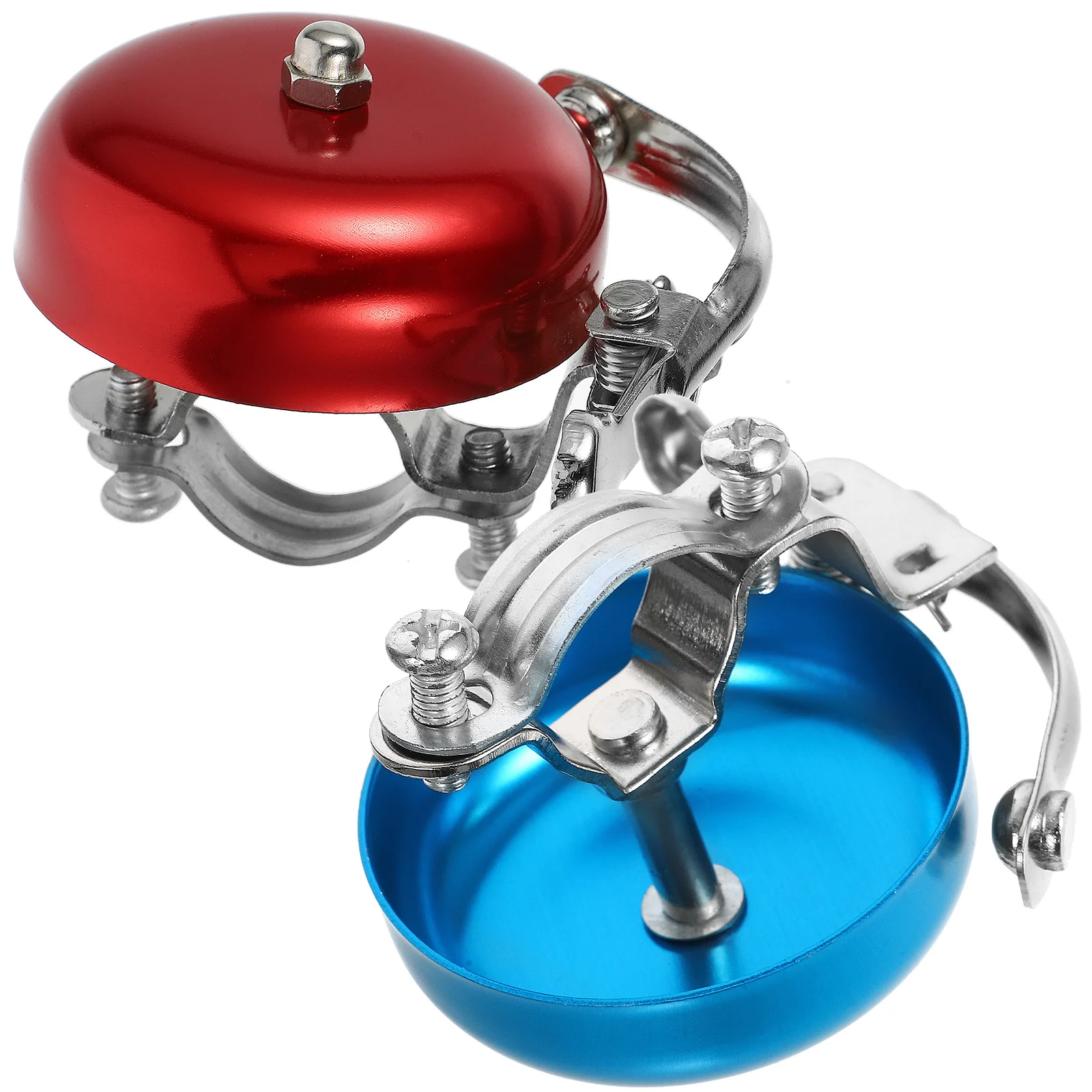 2Pcs Professional Bicycles Bell Aluminum Alloy Portable Ringing Bells Sturdy Reliable No Tool Installation Multi-Function Road
