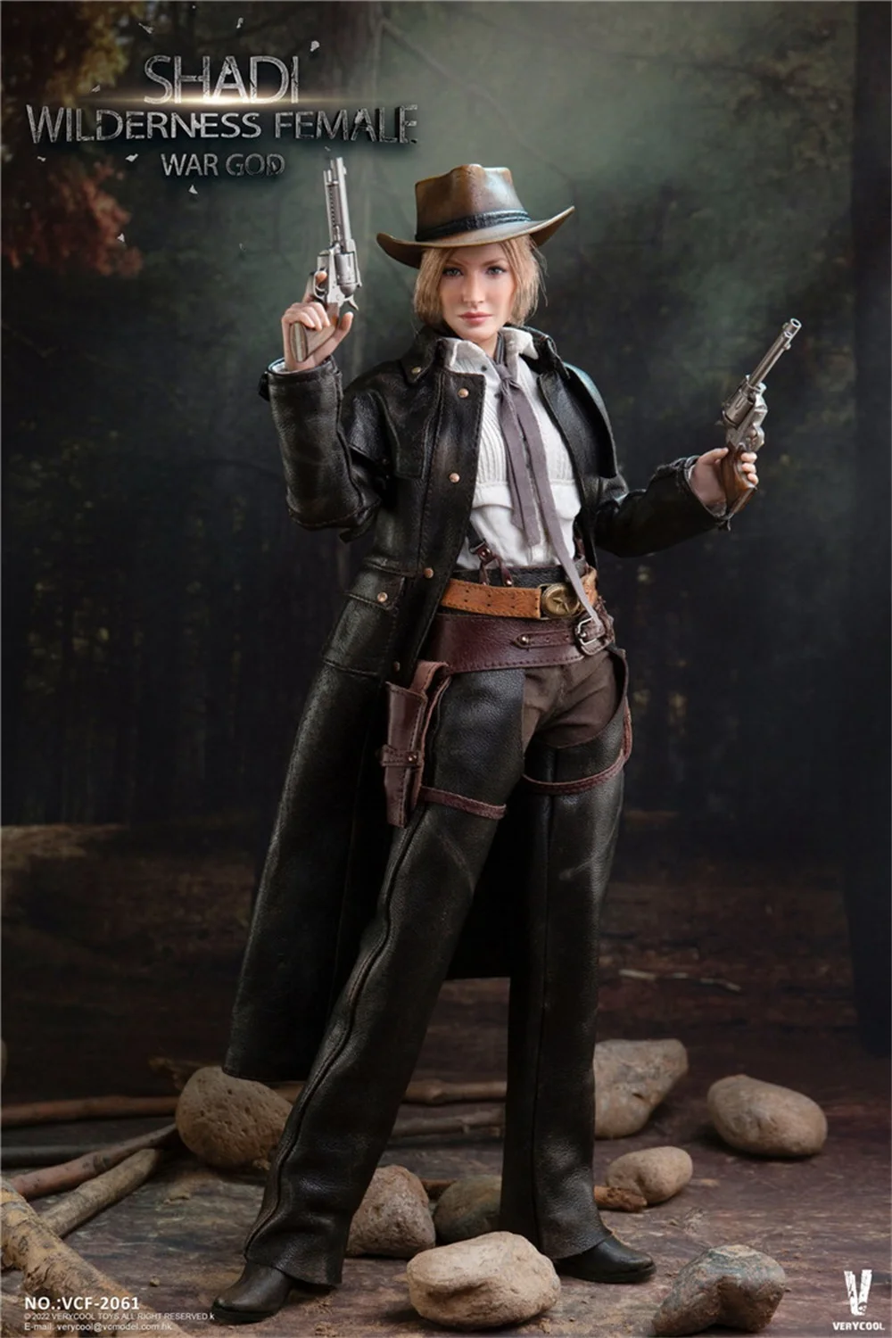 1/6 VERYCOavocat VCF-2061 Female Wilderness US. West Cowboy War God Shadi Porte-jarretelles, Pantalon en cuir, Écharpe, Fit 12 "Action Figure DIY