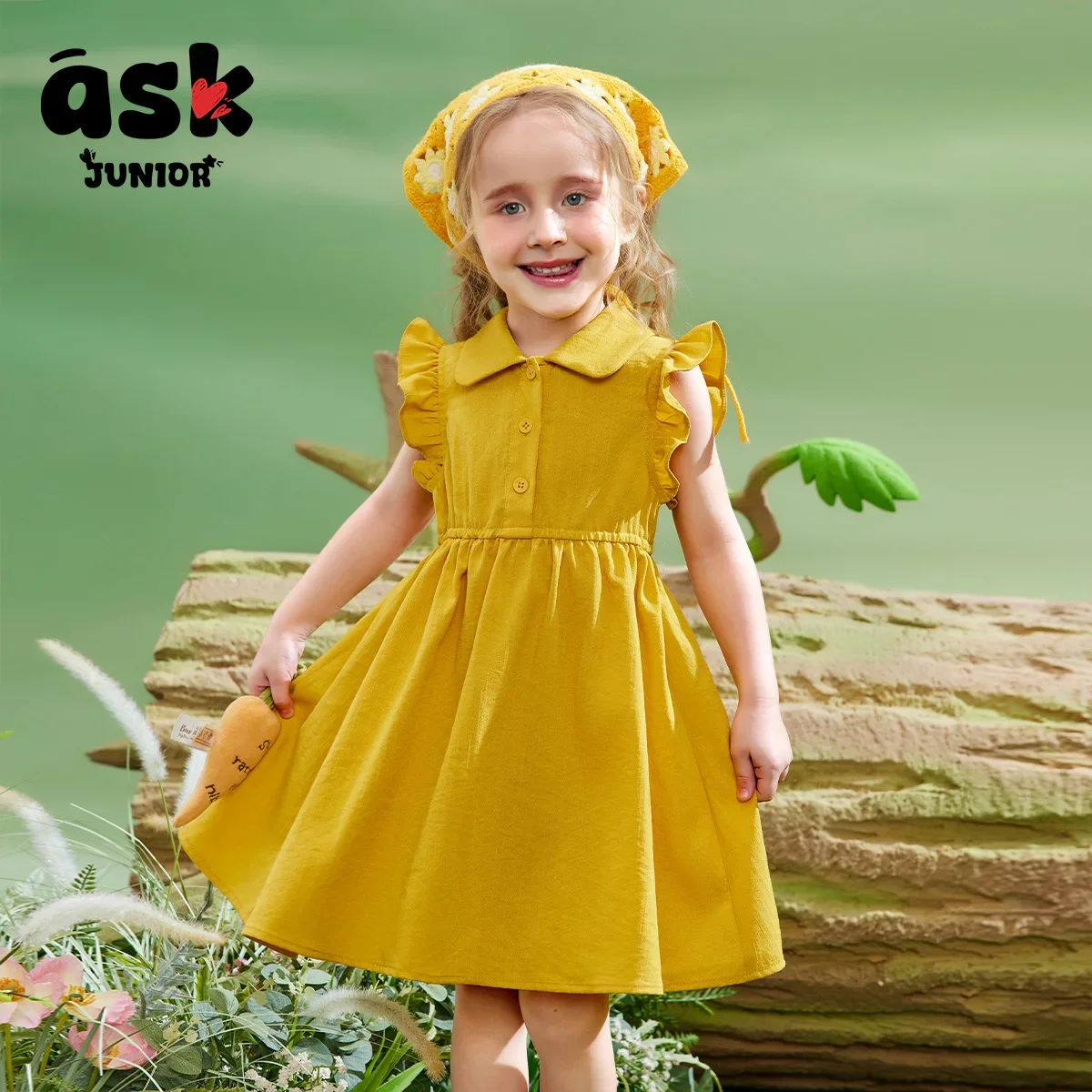 اسأل فستان بناتي صغار لموسم العطلة للأطفال، فستان أطفال بأكمام دانتيل على طراز الكلية، فستان صيفي للأميرة #3