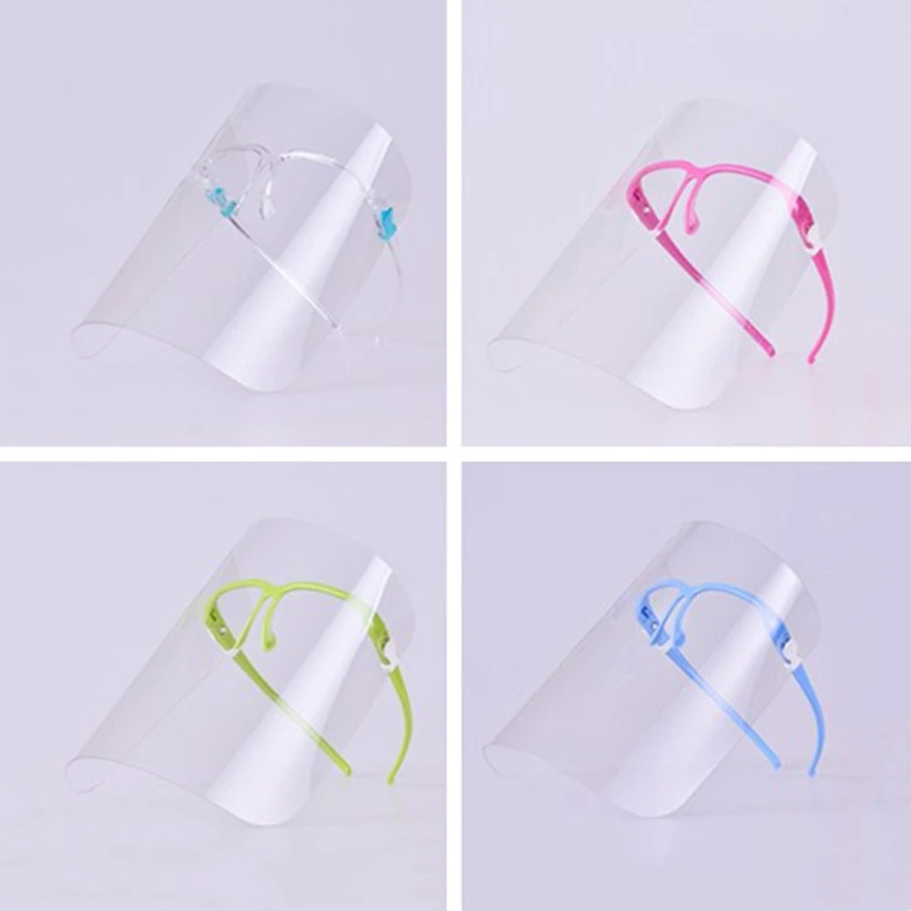 Kitchen Transparent Face Shield Anti-Oil Onion Goggles Dust-Proof Face Protective Mask Mascarilla Reutilizable Cooking Tools