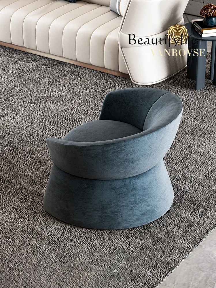 아메리칸 스타일, 가벼운 럭셔리 기술, 가죽 원목 싱글 소파, 대형 아파트 거실 디자이너