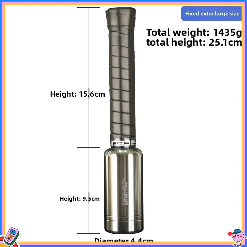 

Бестселлер, одиночный теннисный тренажер для бадминтона, ручка из нержавеющей стали, вспомогательная сила запястья, артефакт силы