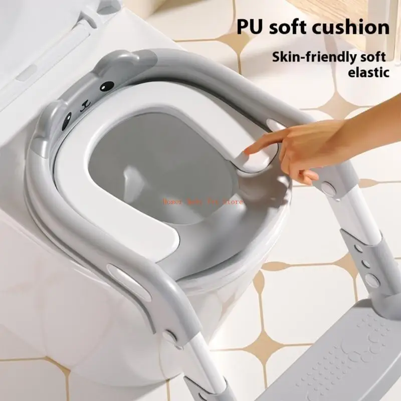 مقعد تدريب على المرحاض قابل للطي من J0PF، مداس واسع وآمن للأطفال الرضع #5