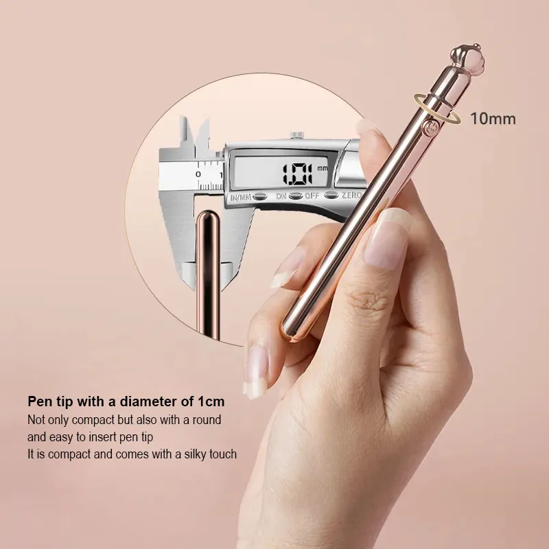 1pcs Gold Silver Stick Portable Massage Vibrates Relax Body Waterproof Mute Washable Easy To Store For Men Women