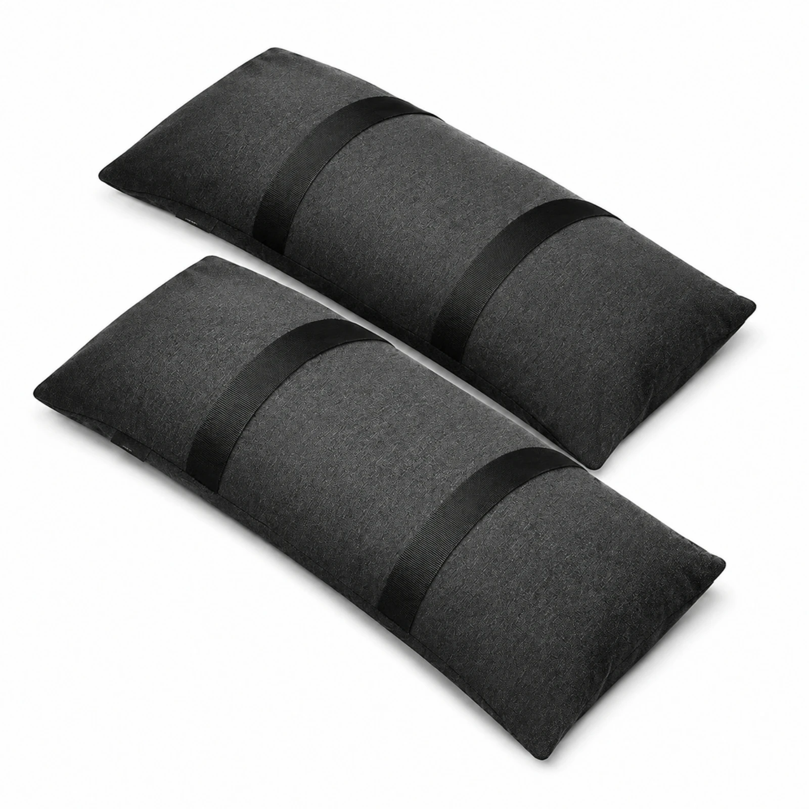 2 Pieces Outdoor Umbrella Base Sandbag Heavy Duty Umbrella Ballast Sandbag with Carry Straps Easy to Fill for Garden