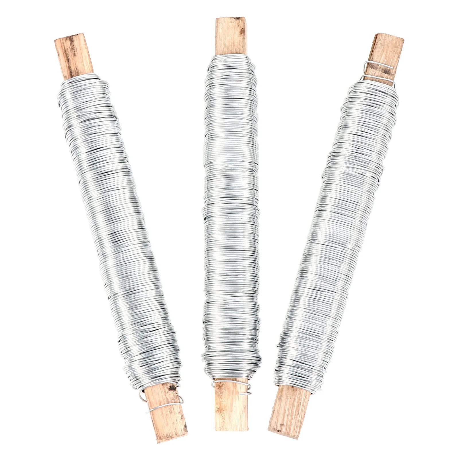 3Pcs 구부릴 수 있는 공예 와이어 경량 휴대용 DIY 꽃 줄기 시뮬레이션 꽃 DIY 안전하고 오래 지속되는 만들기