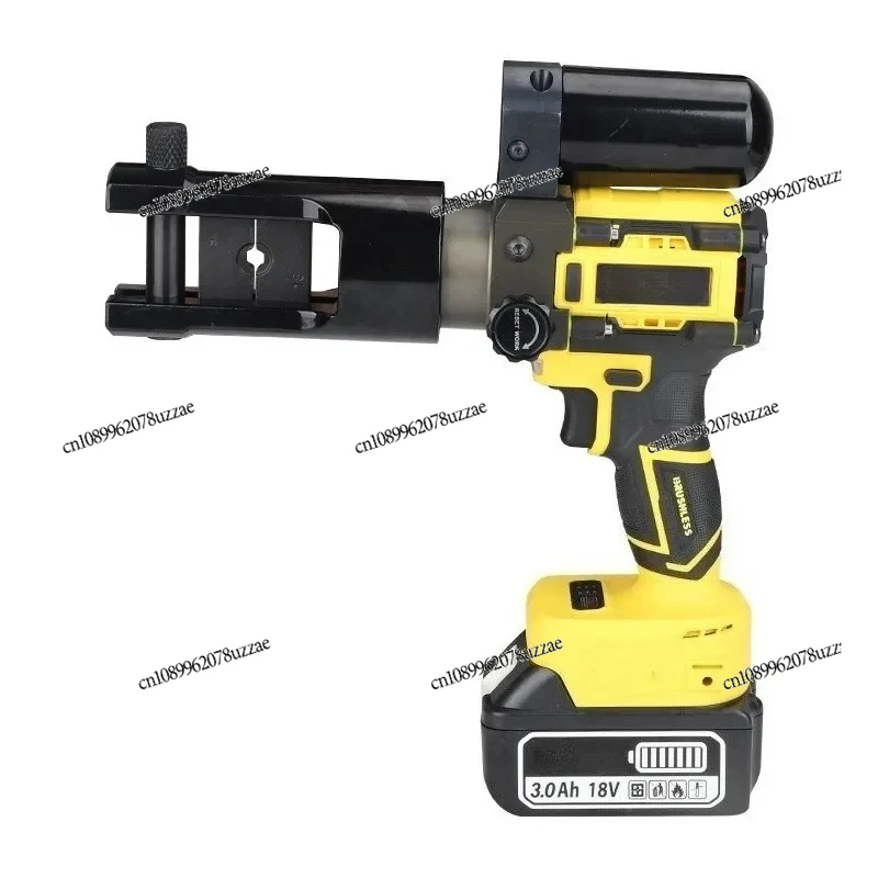 

Electric Hydraulic Crimping Pliers Rechargeable Wire Crimping Pliers Copper Aluminum Terminal Crimping Pliers 18V/3.0Ah CM-300