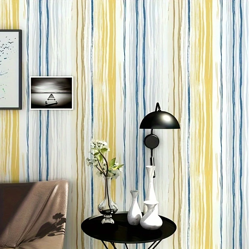 1 Roll Easy Peel and Stick Wallpaper, Suitable for Kitchen, Bedroom, Bathroom Removable Vinyl Decorative Self-adhesive Wallpaper