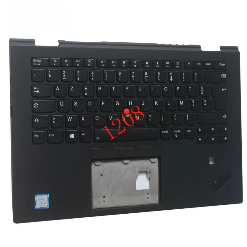 Imagem -02 - Teclado Francês para Lenovo Thinkpad x1 Yoga 3ª Geração Sm10p95290 Case