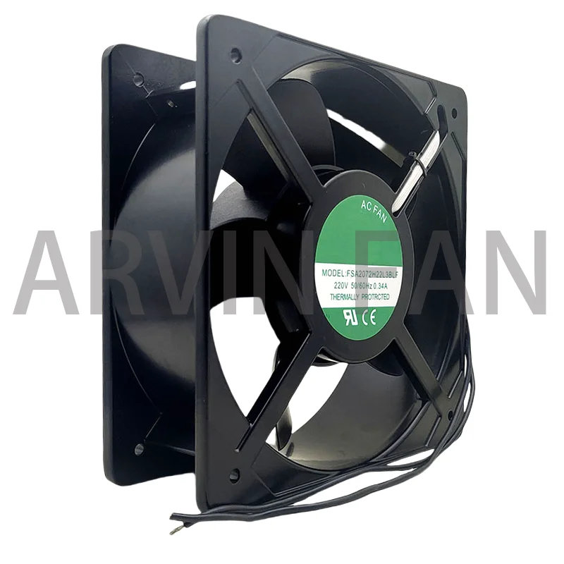 FSA2072H22L3BLF 220V 20572 0,34A Ventilador de fluxo axial com estrutura de alumínio de alta temperatura e alto volume de ar