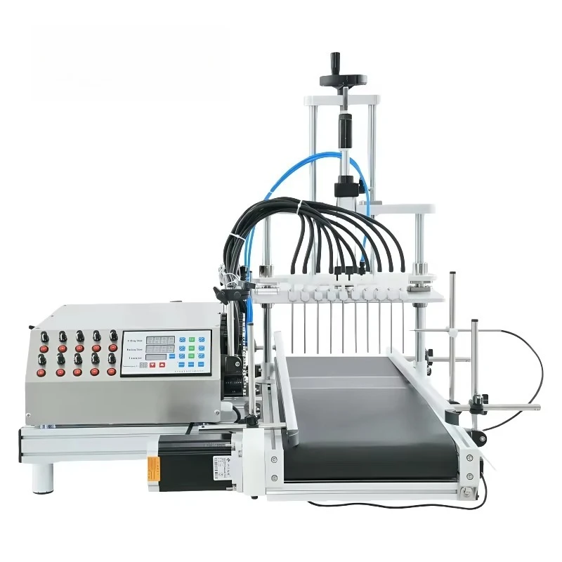 2026 New 10 Head Peristaltic Liquid Dispenser Custom Multi Channel Filling System for Vials Droppers High Precision Efficient
