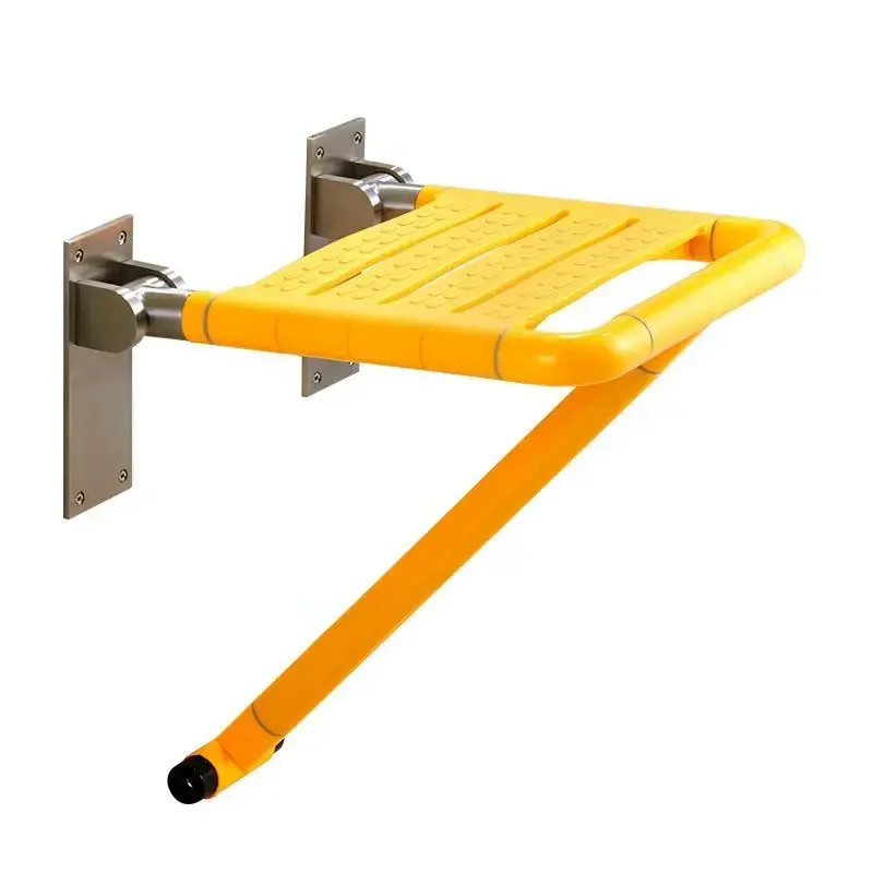 Bathroom folding stool shower seat wall mounted non-slip toilet the elderly toilet the elderly bathing sitting stool