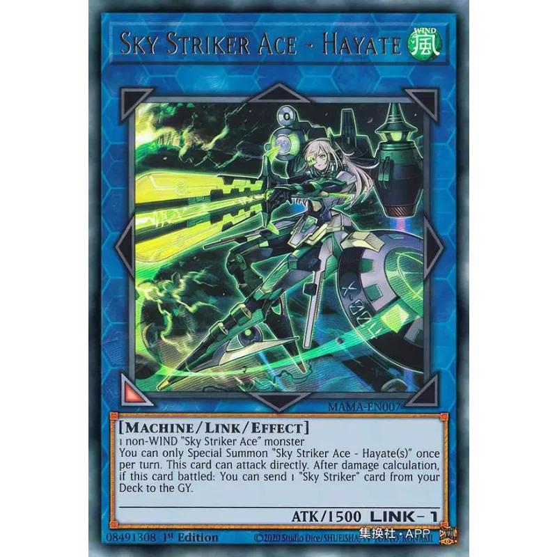 

Yugioh Sky Striker Ace - Hayate MAMA-EN007 Ultra Rare 1st Edition Near Mint