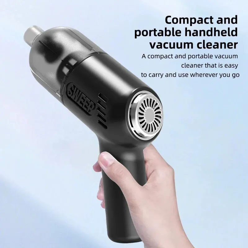 K20 Wireless Portable Vacuum Cleaner High Power Strong Suction Handheld Small Vacuum Cleaner for Car Home Use