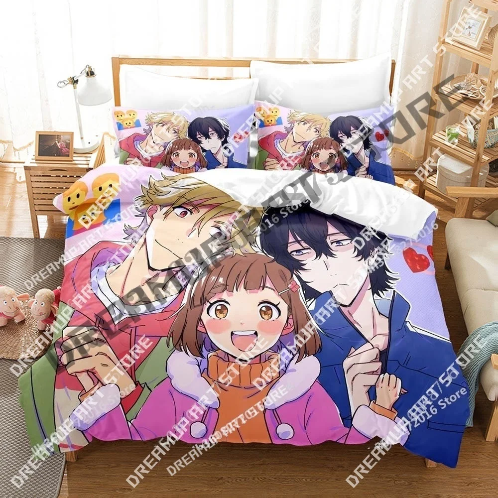 3D Print Buddy Daddies Bedding Set Single Twin Full Queen King Size Bed Set Adult Kid Bedroom Duvetcover Sets Kawaii Bed