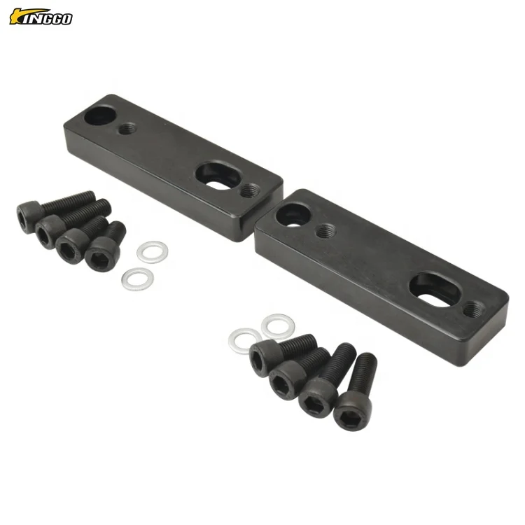 Front Suspension Aluminium Billet Sway Bar Mounting Bracket Kit For Toyota Hilux Revo view 4