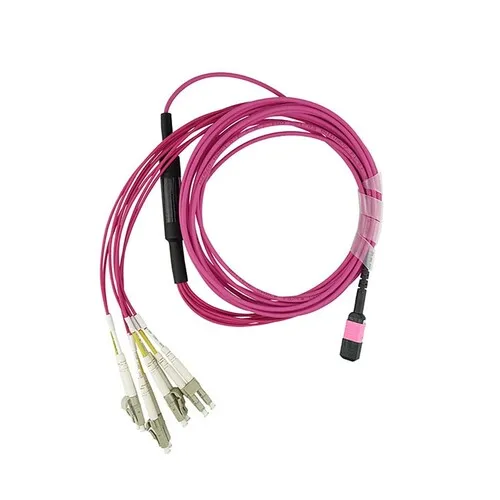 Dell EMC CBL-MPO12-4LC-OM4-7M Multi-mode OM4 Patch Cable - 4x LC Duplex - MPO - UPC - 75 Meter