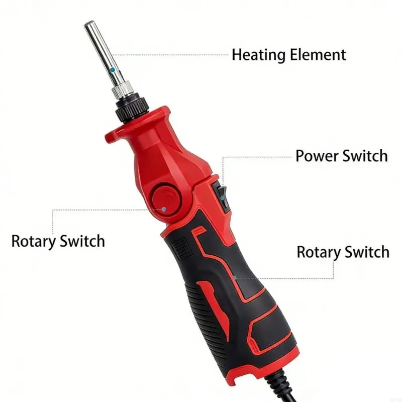 

Портативный набор паяльников 12 В с двойными наконечниками и широким диапазоном температур 0-400 ℃ для самостоятельного ремонта