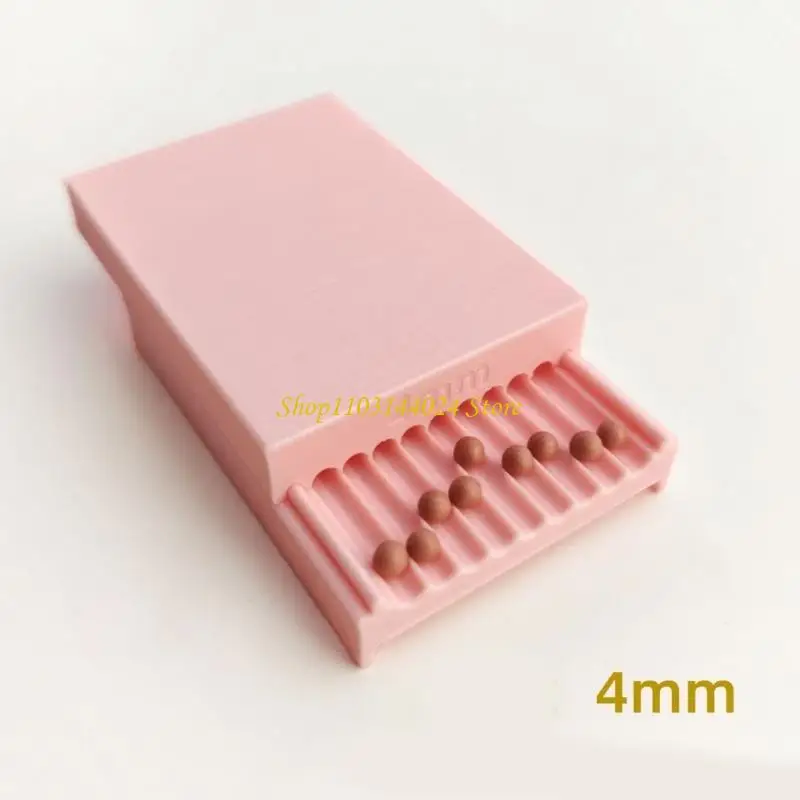 N5KE Pottery Clay Roller and Ball Shaping Tool, Grooved Plastic Hand Tool for More Even Coils and Detailed Craft Work