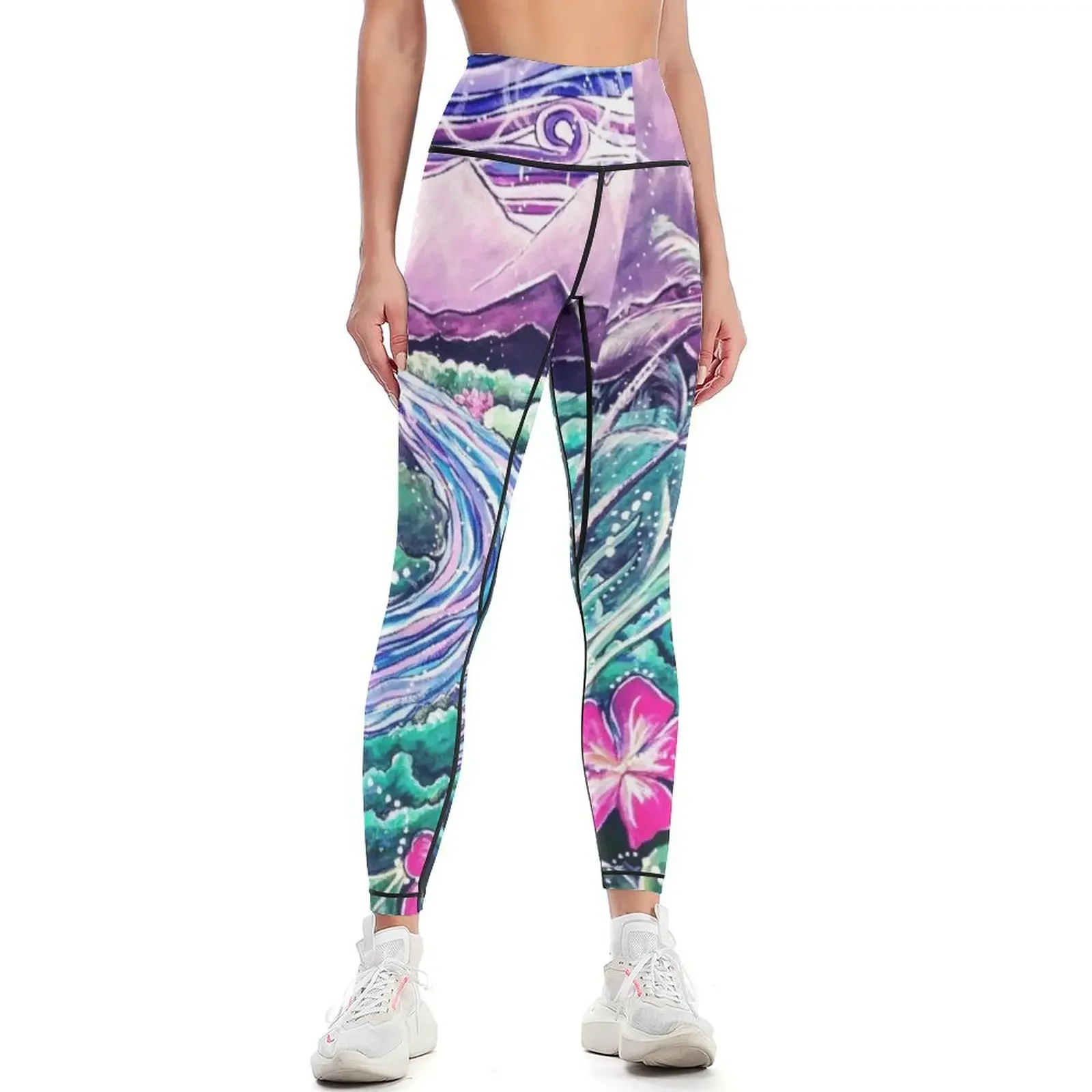 

Tropical wild Leggings joggers for gym's sportswear push up tights for leggins push up woman Womens Leggings