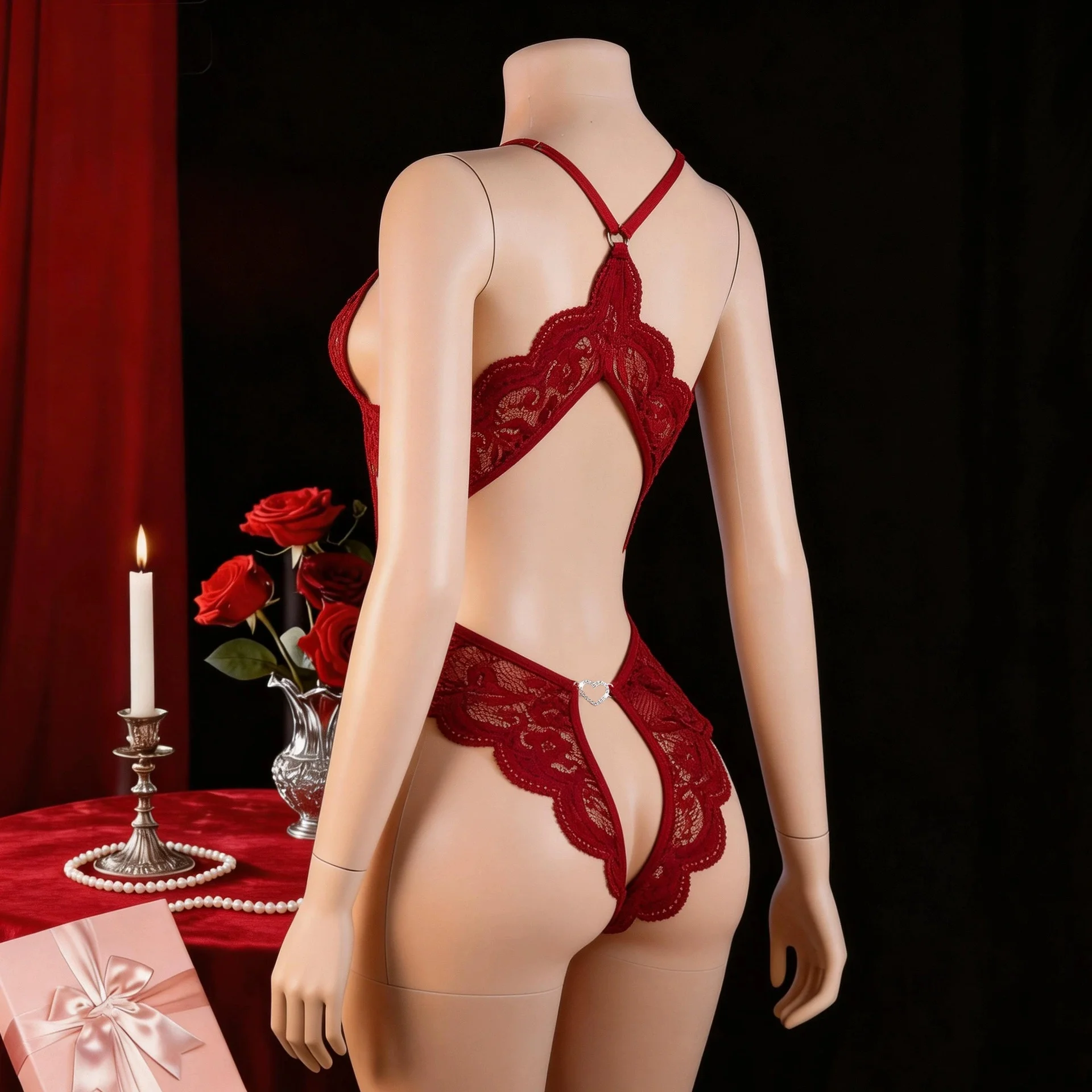 Seksowna bielizna damska, biel – Lace Bralette Set recenzja i cena