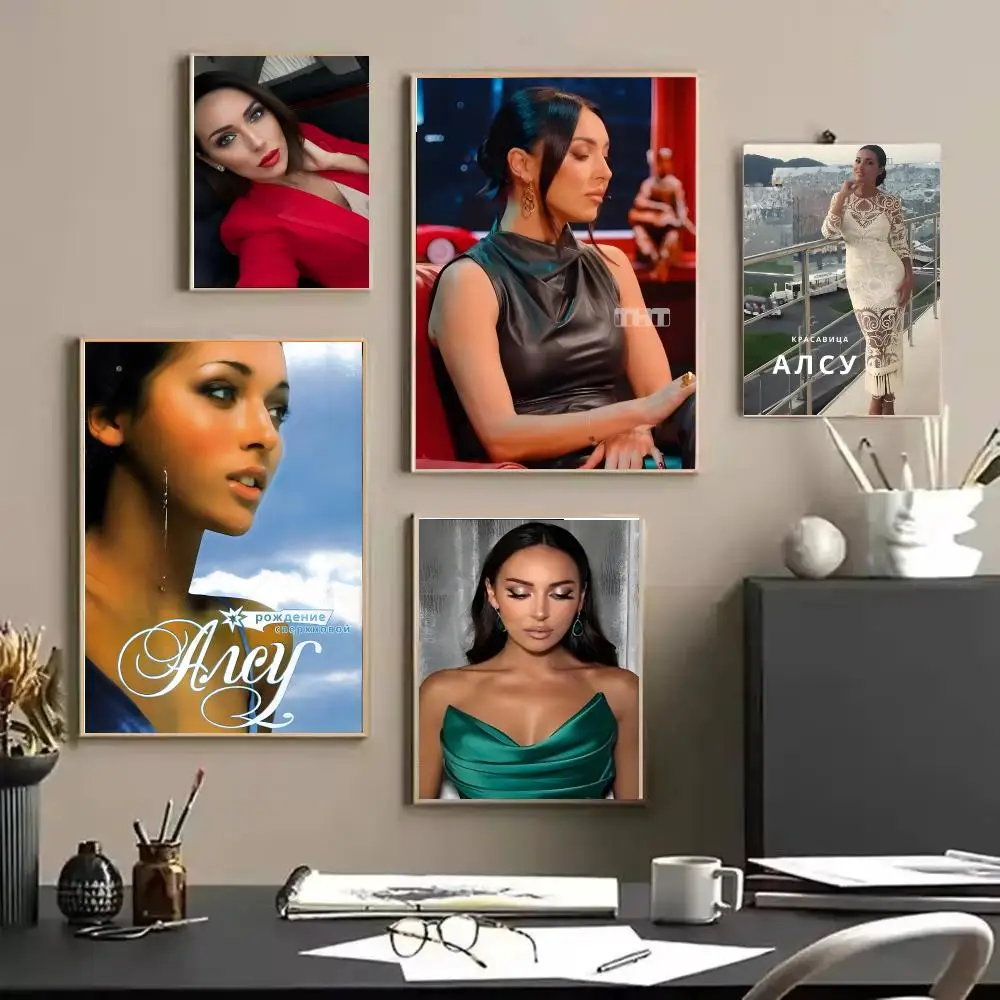 Famous Russian Singer Alsou Poster HD Printing Wall Art Home Decor For Bedroom Drawing Room Office Idea Gift