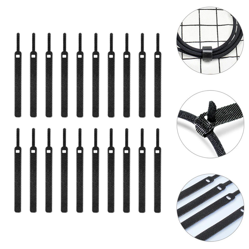 

20 Pcs Wire Handler Tie Cord Management Ties for Electronics Cable Clip Fastener Electrical Cords