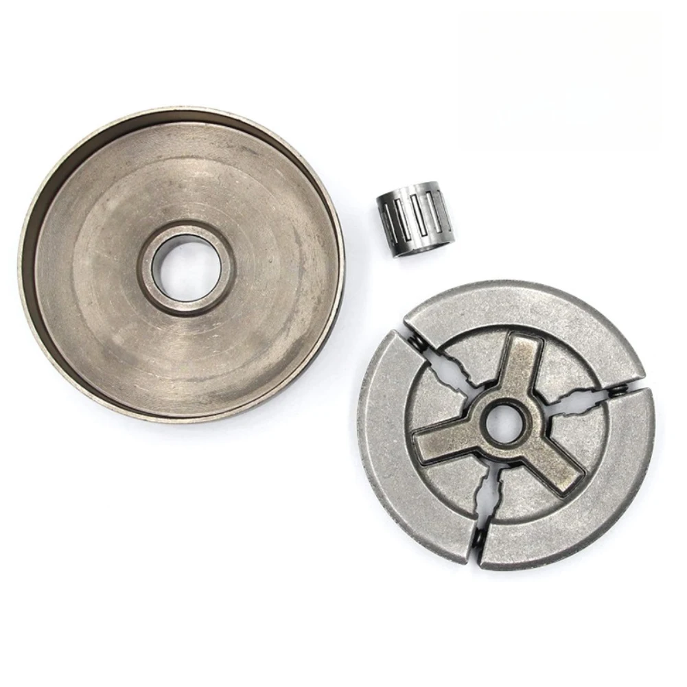 Chainsaw Clutch Drum with Needle Bearing Compatible with For Chinese Models 4500 5200 5800 Metal Replacement Part for Repair