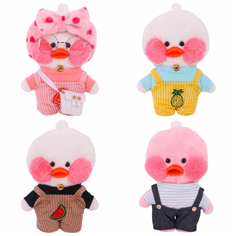 1 Set Pakaian untuk 30Cm Boneka LaLafanfan Kafe Bebek Anjing Mainan Mewah Hoodie Kartun Aksesori Keseluruhan Hadiah Anak Perempuan