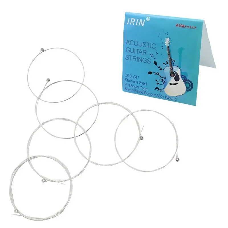 Factory price direct selling IRIN guitar strings A104IRIN folk guitar strings A104 folk guitar strings support distribution