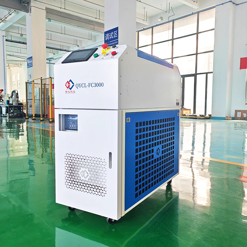 QIANGYUAN 3kw Laser Cleaning Machines Metal Surface Restoration Cleaner for Steel Iron Rust Removing