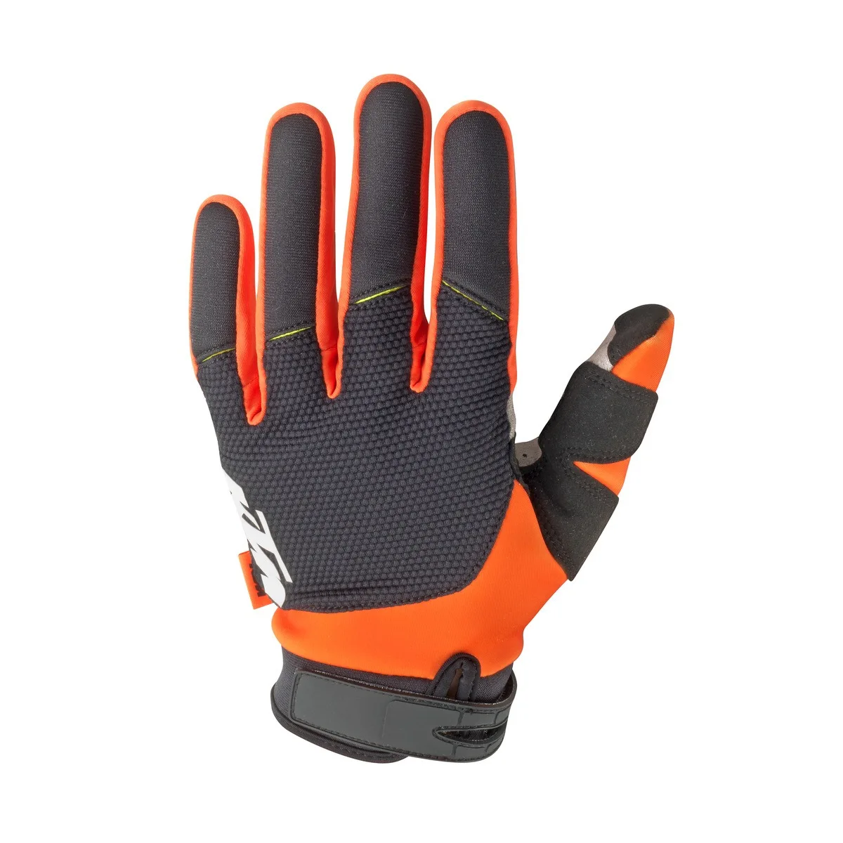 Orange Power Off-road Motorcycle Riding Gloves Touchscreen Non-slip Wear-resistant Long Finger Gloves