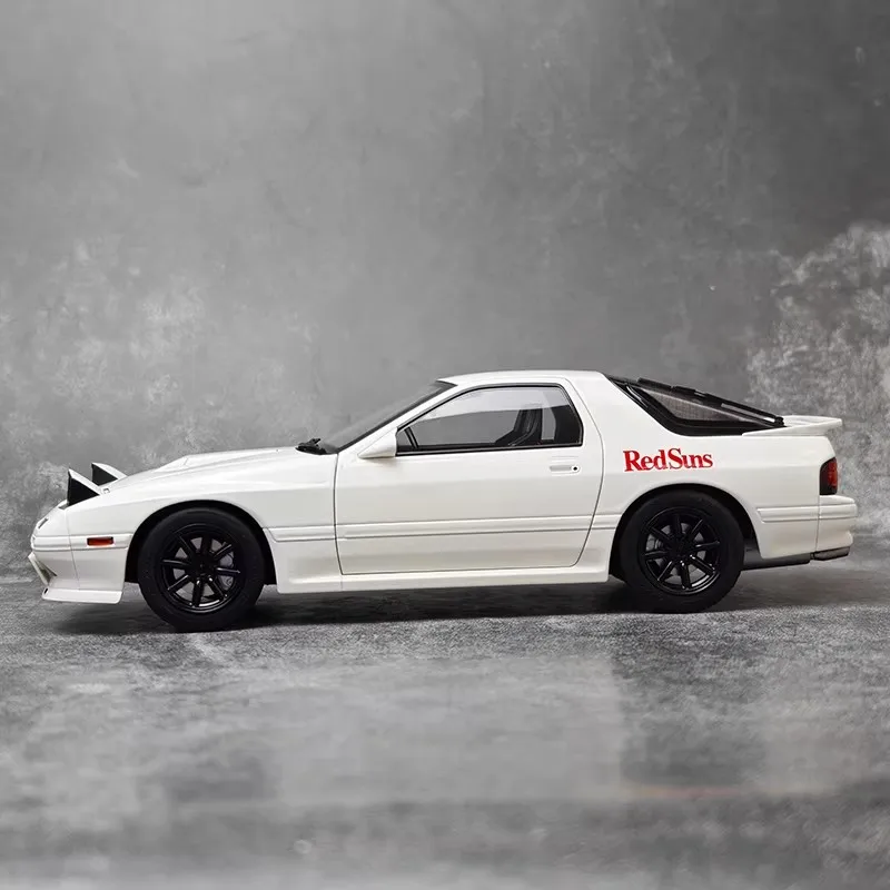WHELART 1/18 Mazda Savanna RX-7 FC3S Initial D 30th Anniversary Ryosuke Takahashi White Diecast Car Model Boy Collecion Gift view 5