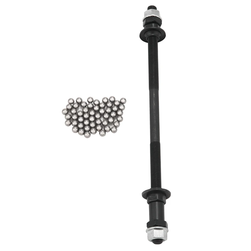 Lengthened 240Mm Mountain Bike Snow Bike Bicycle Hubs Rear Axle Refitted Solid Axle Rear Axle Bicycle Accessory Axle