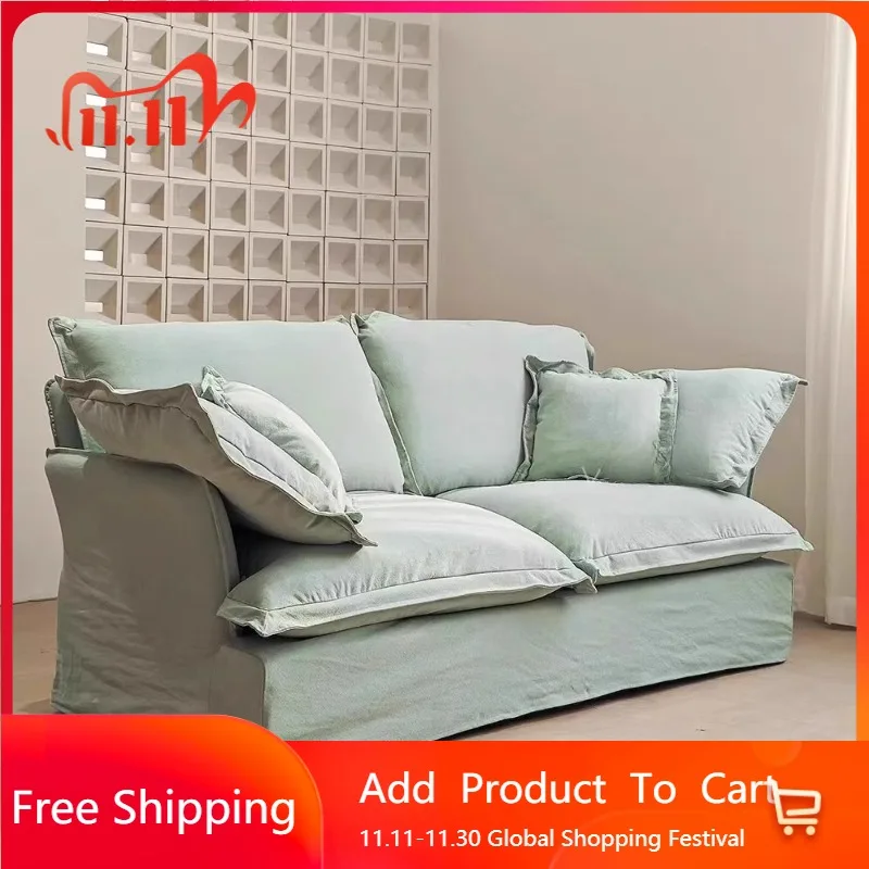 

Nordic Floor Living Room Sofas Modern Design Comfortable Create Living Room Sofas Individual Filling Muebles Trendy Furniture