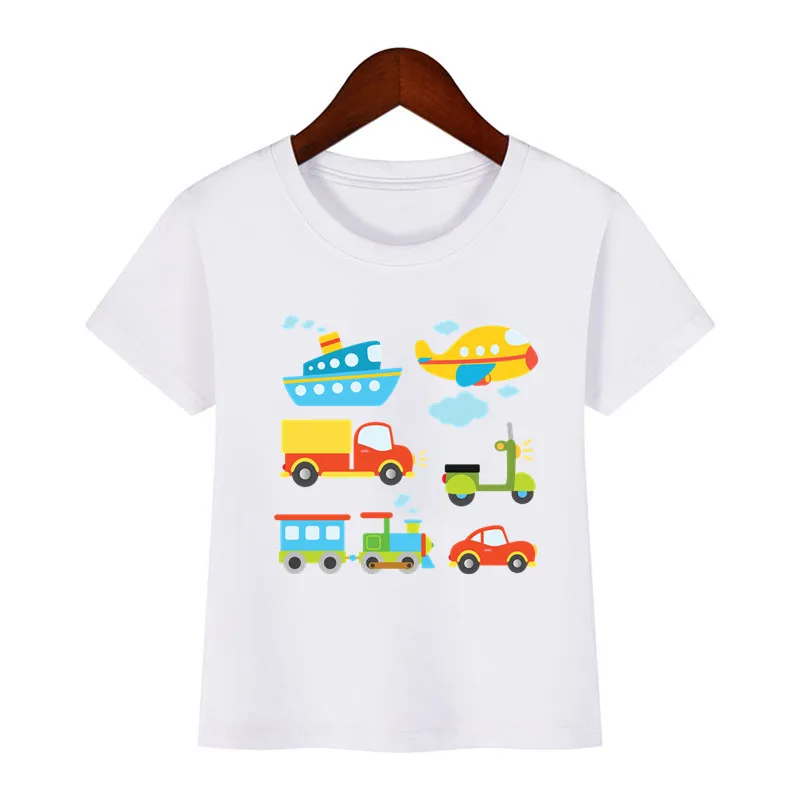 Cute Transport Vehicles Car Cartoon Patches on Clothes Heat Transfer Stickers for Jackets Iron on DIY T shirt for Kids Appliqued