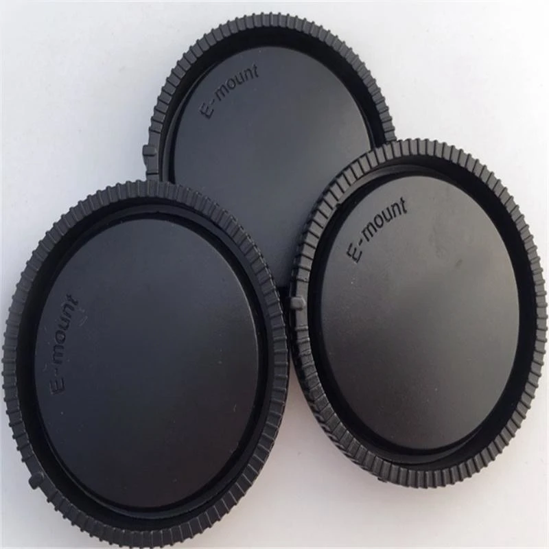 2 PCS Rear Lens Cover+Body Cap Anti-dust Protection Plastic Black sony E mount a5100 A6000 a6300 a6500 NEXC3 5 5N 6 7 A7 A7II