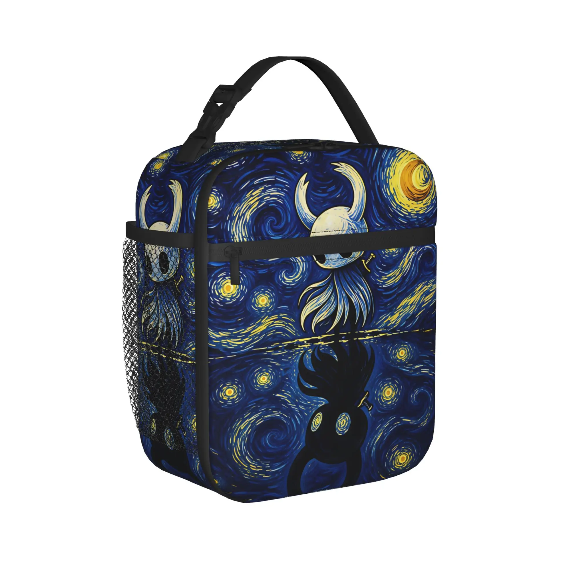 Hornet Hollow Knight Silksong  Lunch Bag For Child  Print Outdoor Picnic Lunch Box Kawaii Portable Insulated Oxford Cooler Bag